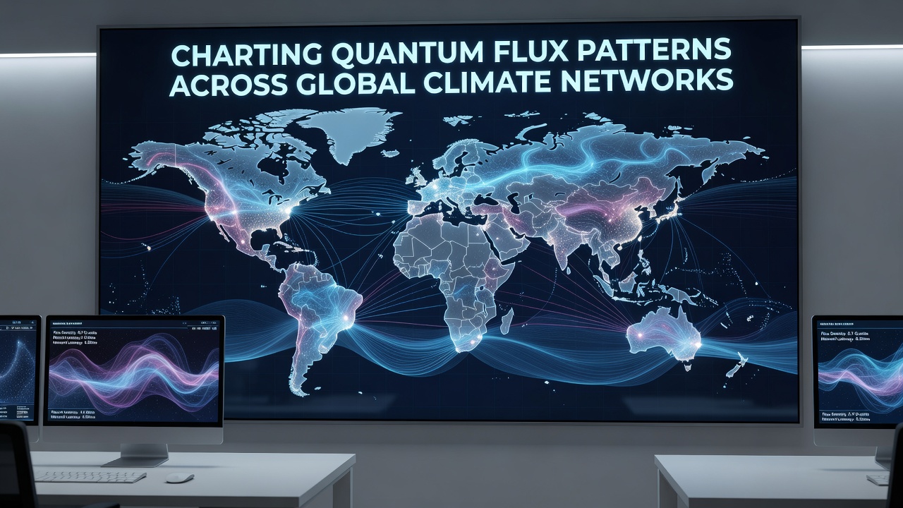 Global Climate Networks Incorporate Quantum Flux Mapping Techniques